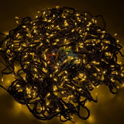 Гирлянда профессиональная LED ClipLight 2х4В 3 нити по 20 метров желтый