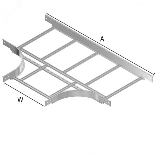 Ответвитель Т-образный для KLL, высота - 85 мм, ширина - 148 мм, кратность - 1шт, SZ - Оцинкованная сталь (методом Sendzimir)