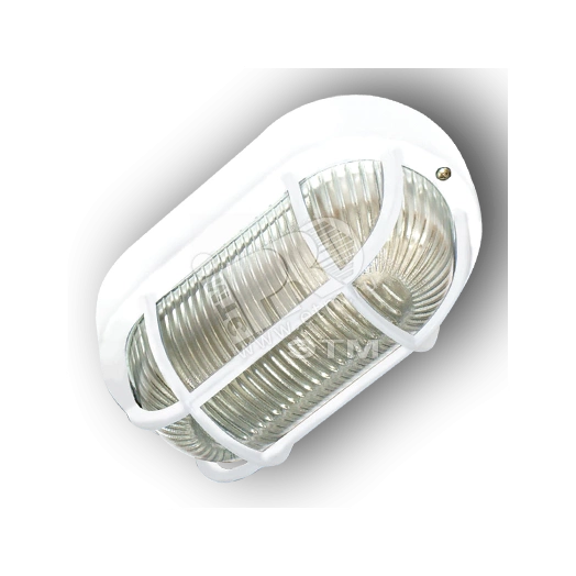 Светильник НБО-23-60-006 (Овал-60) прозрачный с решеткой