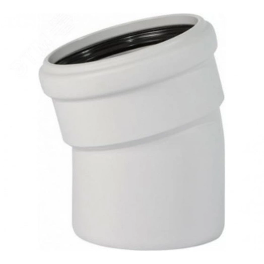 Отвод 15 град. 160 для бесшумной канализации