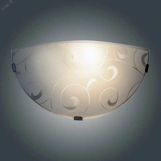 Светильник НББ-21-60 М19 Морокко 300/2 матовый белый /клипсы штамп металлик индивидуальная упаковка