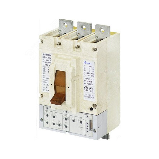 Выключатель автоматический  ВА08-0405Н-340010-20УХЛ3 250А, 660В короткие вывода