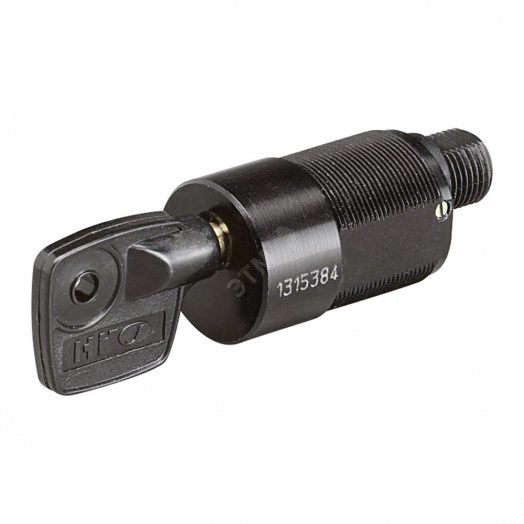 Блокировка в положении ОТКЛ.- цилиндр с ключом