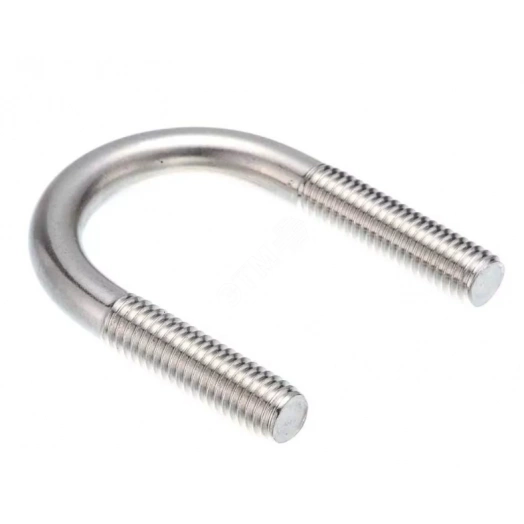 Хомут U-образный 2 1/4' М10 60-70 оцинкованная сталь ГОСТ 24137-80