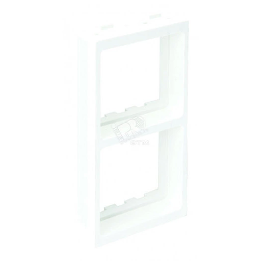 Connect Адаптер для 2-х механизмов Simon 27 CIMA-модуль 52x108 мм SC белый