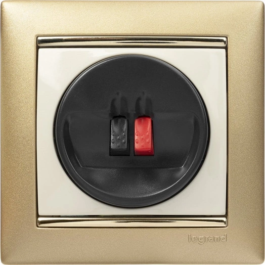 VALENA Рамка 1 пост матовое золото