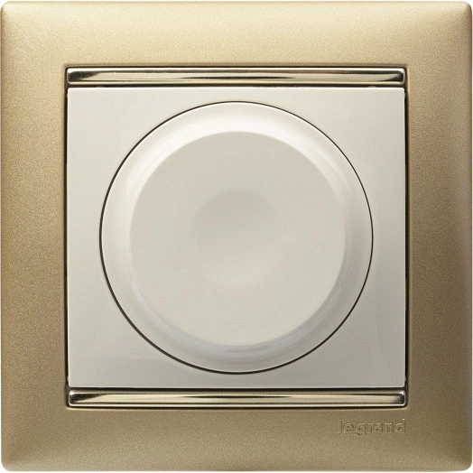 VALENA Рамка 1 пост матовое золото