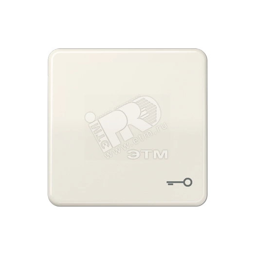 Клавиша ударопрочная с символом  ключ   слоновая кость