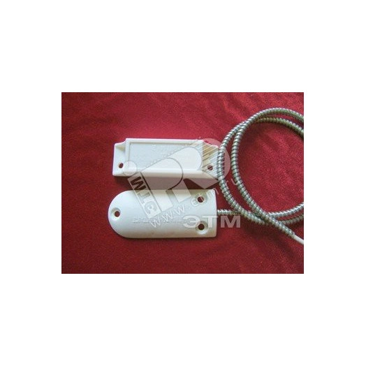 Извещатель магнитоконтактный Напольный накладной  на метал. поверхностный,ДПМ-2 исп.06.оцинкованный металлорукав