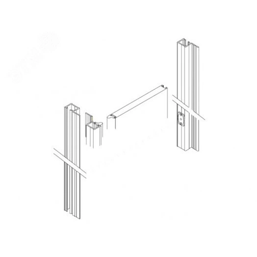 Профиль вертикальный для фотоэлементов