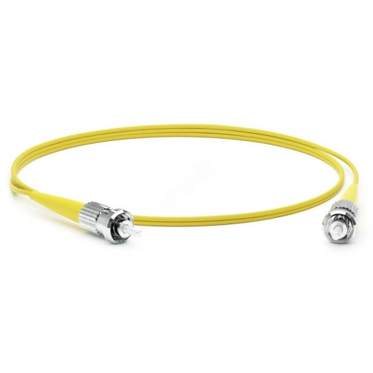Патч-корд волоконно-оптический (шнур) SM 9/125 (OS2) ST/APC-ST/APC 2мм simplex LSZH (2м)
