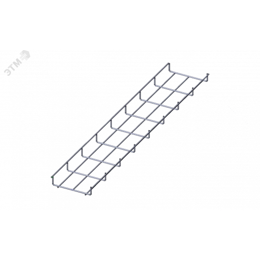 Лоток проволочный прямой усиленный диаметр проволоки 5 мм  ППУ5.150.35.3000.10.1
