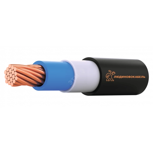 Кабель силовой ВВГнг(А)-LS 1х150 (мк)-1 многопроволочный желто-зеленый