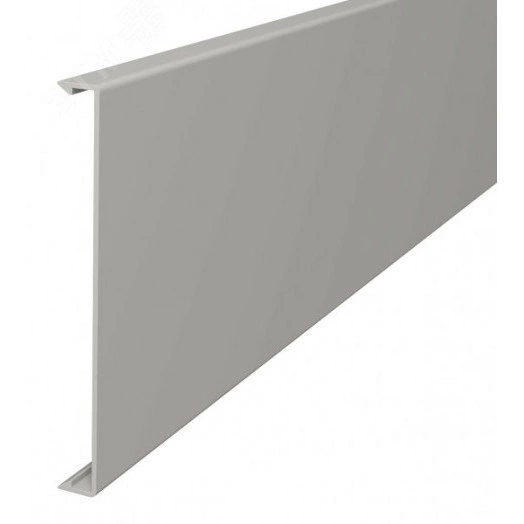 Крышка кабельного канала WDK 130x2000 мм (ПВХ, серый)