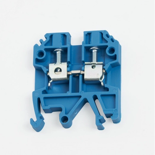 Зажим наборный изолированный (винтовой) ЗНИ - 4,0, JXB 4,0, синий, LD551-2-40