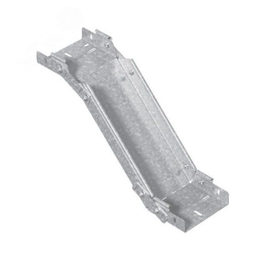 Поворот вертикальный регулируемый 500х80, толщ. 1,2 мм, Сендзимир цинк