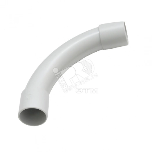 Уголок соединительный плавный 90 град. D25мм для т