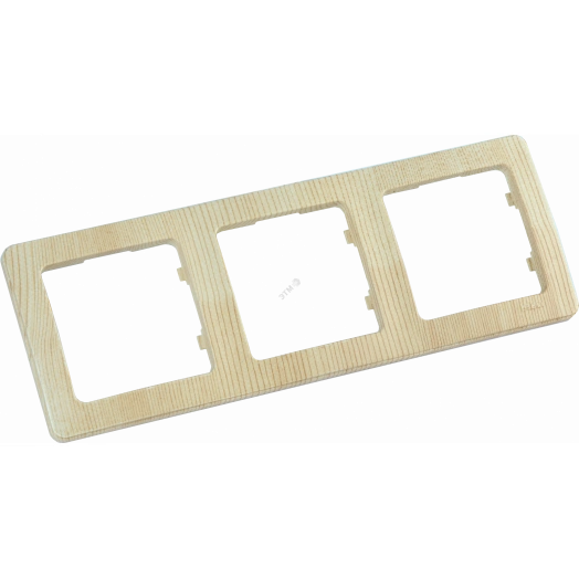 MASTER Рамка на 3 поста, сосна