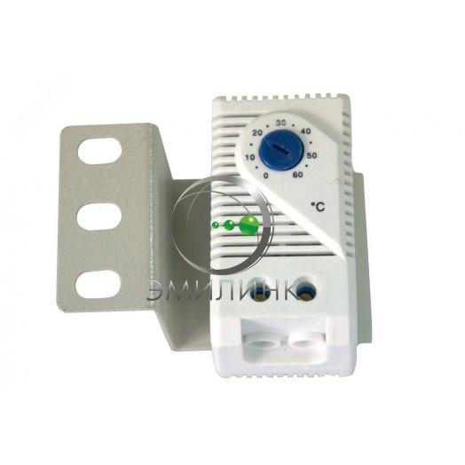 Термостат регулируемый NTSS, крепление на 19, нормально-разомкнутый (0...+60°C) управление включением/выключением модулей вентиляторов