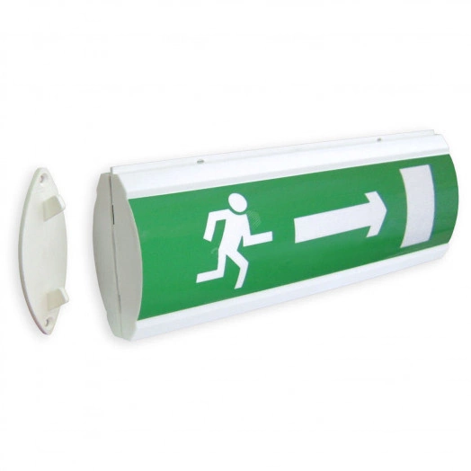 Оповещатель световой ЛЮКС-12 НИ Д Человек стрелка вправо дверь ПИКТ (зеленый)