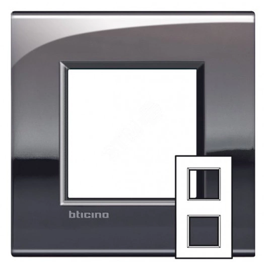 LL Рамка 2x2 модуля 71мм Олово