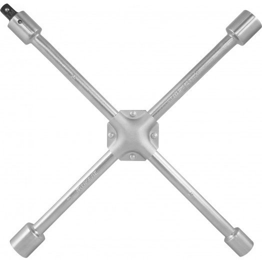 Ключ баллонный крестообразный, усиленный, 17х19х21х22, с переходником 1/2''DR, 400 мм