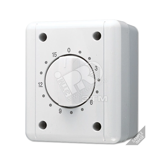 Выключатель для накладного монтажа с часовым механизмом