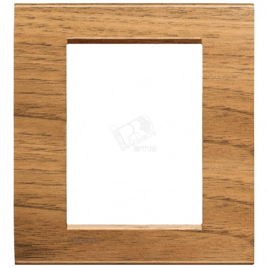 LivingLight Рамка прямоугольная 3 поста Европейский орех