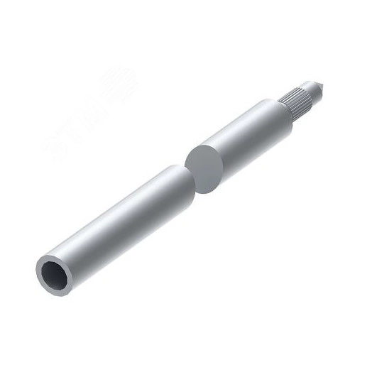 Стержень заземления L-1500 с цапфой D16 quick, для организации заземления токоотводов системы молниезащиты/оборудования. Материал - горячеоцинкованная сталь.