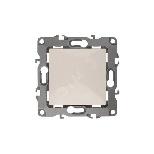 Выключатель, 10АХ-250В, б.л., Эра12, слоновая кость,12-1001-02