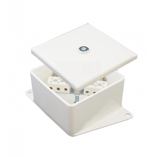 Коробка монтажная огнестойкая КМ-О (4к)-IP66-100х100 два ввода СD