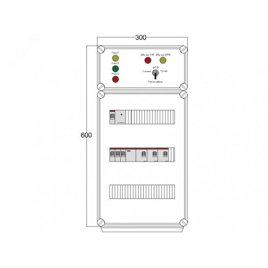 Щит управления электрообогревом DEVIbox HS 3x1700 D330 (в комплекте с терморегулятором и датчиком температуры)
