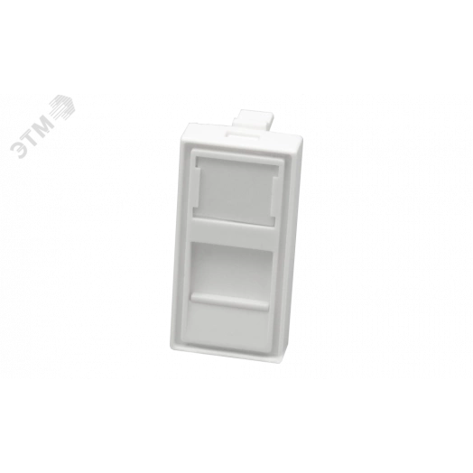 Лицевая панель 1 порта (45х22,5, Keystone, шторка)