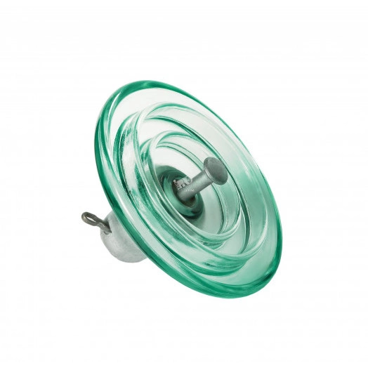 Изолятор стеклянный линейный подвесной ПС120Б     V-образный замок