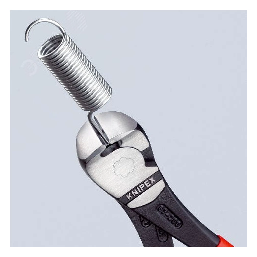 Кусачки торцевые особой мощности резка - мягкая проволока 45мм проволока средней твердости 34мм твердая проволока 25мм рояльная струна (HRC 59) 2мм L=160мм 64HRC черные обливные рукоятки