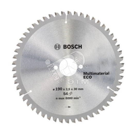 Диск циркулярный ECO ALU/Multi 190x30-54T