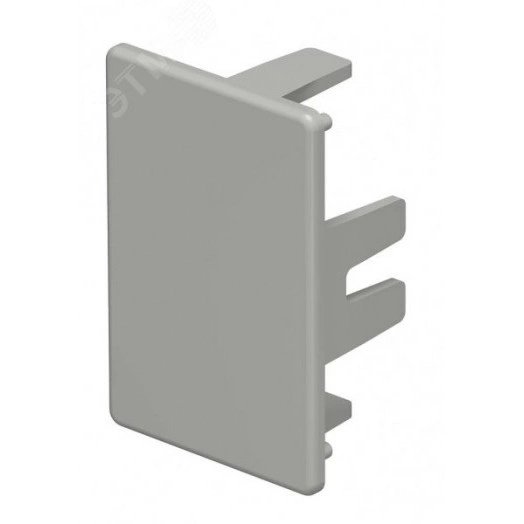 Торцевая заглушка кабельного канала WDK 30x45 мм (ПВХ, серый)