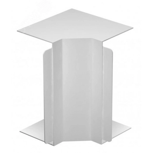 Крышка внутреннего угла кабельного канала WDK 100x230 мм (ПВХ, белый)