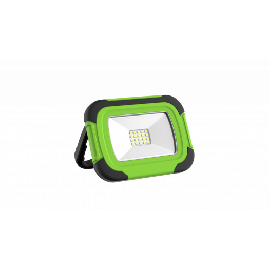 Прожектор светодиодный ДО-10 Вт 700 Лм IP44 6500К аккумулятор автономный зеленый LED Portable Gauss
