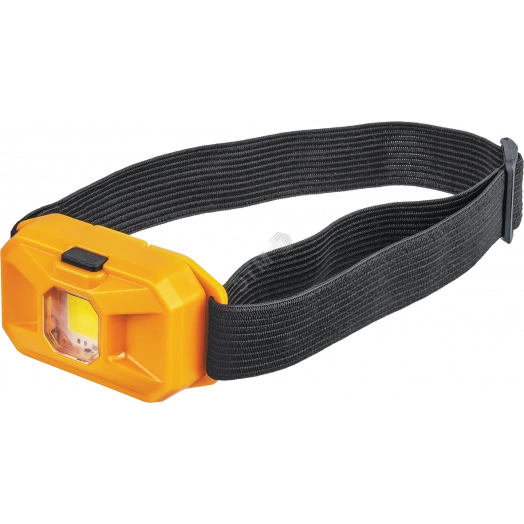 Фонарь светодиодный NPT-H17-3AAA 3Вт COB LED 90лм 10м налобный пластик