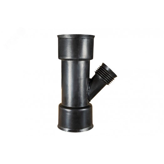 Тройник сварной ПЭ для гофрированной трубы 45 град. 150х150