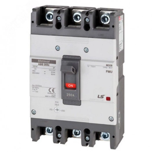 Автоматический выключатель ABS203c 250A FMU EXP