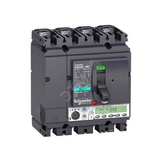 Выключатель автоматический силовой в литом корпусе для промышленного электроснабжения