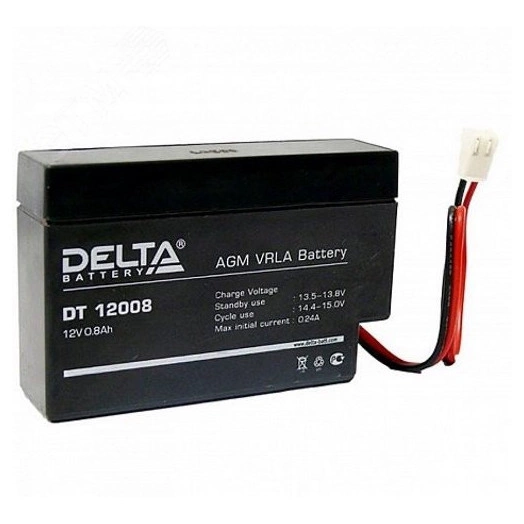 Аккумулятор DT 12В 0.8Ач (T9)