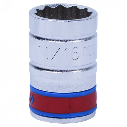 Головка торцевая стандартная двенадцатигранная 1/2', 11/16', дюймовая