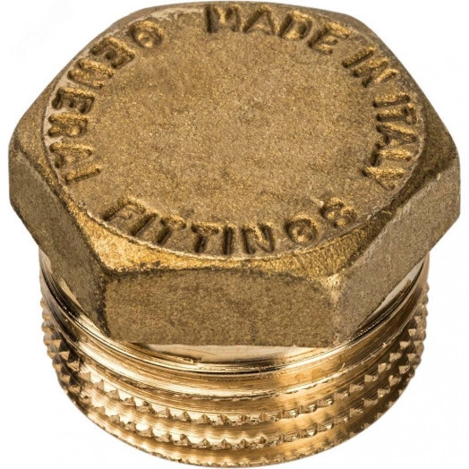 Пробка НР 1/2' никелированная