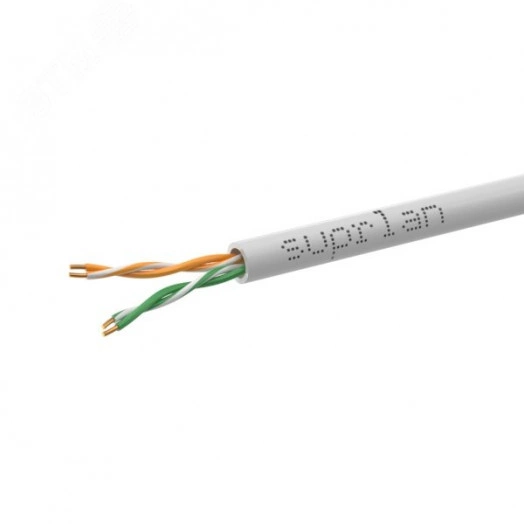 Витая пара Standard UTP 5e 2x2xAWG24 Cu PVC In. 500м SUPRLAN