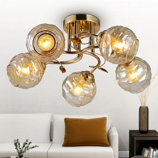 Люстра Rivoli Ashley 9098-305 5 * Е14 60 Вт модерн