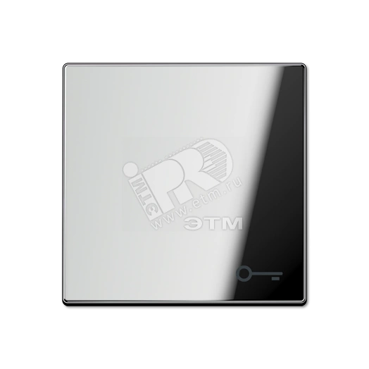 Клавиша с символом  замок   полированный хром