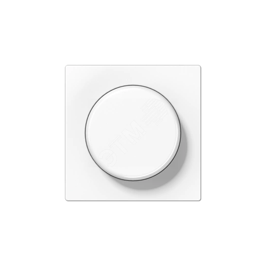 Накладка роторного диммера  Серия A500  Материал- термопласт  Цвет- белый